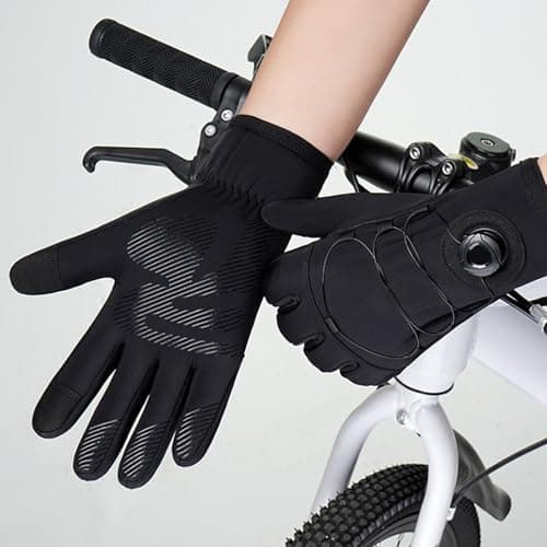 Ahuuen Ski Gloves Cold Weather Thermal Touchscreen Mitten — view 3