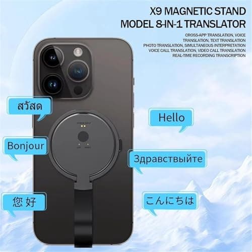 OFNHJK 138+ Language Translator Device, Ai Two Way Real Time Voice Instant Translator, Supports Text/Photo/Video and Voice Call Translation, for Business Travel, Language Learner Gold — view 5