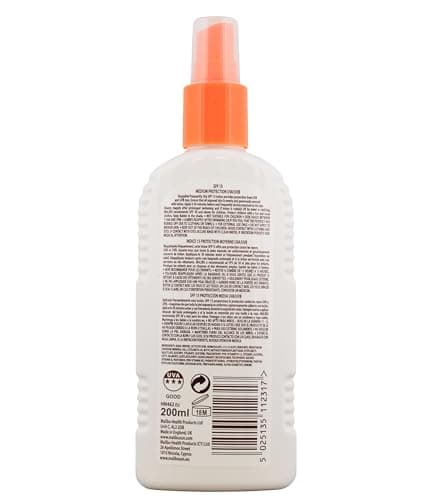 Malibu Sun SPF 15 Lotion Spray, Medium Protection Sun Cream, Water Resistant, Vitamin Enriched, 200ml (Pack of 2) — view 2