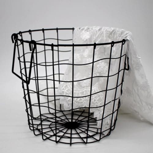 Nordic Style Storage Basket Iron with Handles for Home Organising — view 5