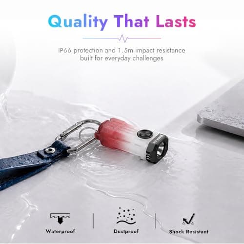 WUBEN E2 Small Torch Rechargeable, Mini Torches 3-in-1 LED Flashlight — view 5