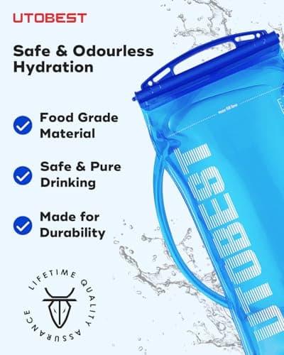 UTOBEST Hydration Bladder 3L Water Bladder for Hiking Backpack — view 2
