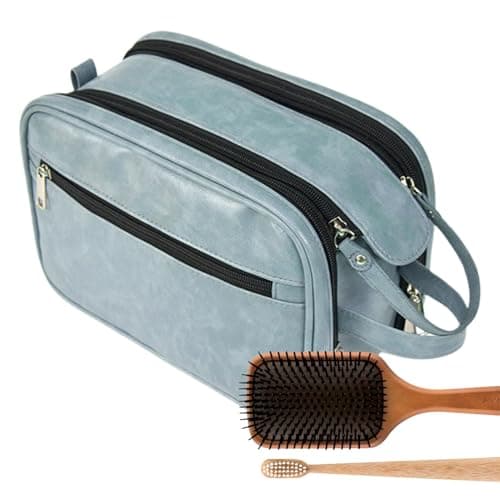 Hygiene Bag for Men Large Capacity Reusable Shaving Grooming Dopp Kit — view 6
