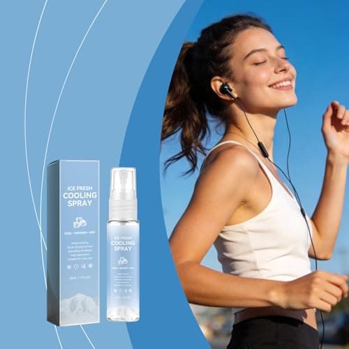 Summer Cooling Spray for Face and Body,Cooling Mist Spray for Hot Weather,Instant Cooling Face Mist to Keep Cool and Refreshing,Hydrating Face Mist & Body Spray with Soothing After Sun Care，1PCS — view 3