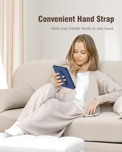 MoKo Case for 6" Kindle (11th Generation-2024/2022 Release), Gray Forest — view 3