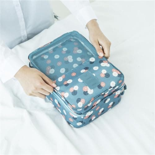 Two Layer Shoe Storage Bag Waterproof Nylon Travel Organizer — view 3