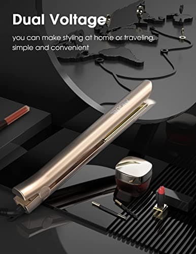 ANGENlL Nano Titanium Flat lron Hair Straightener and Curler 2 in 1 — view 3