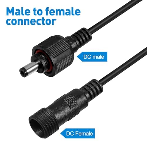 Veemoon 5 Meters Solar Extension Cable for Dc Power Supply Equipment Universal Copper Silicone Wire Suitable for Solar Cells Professional — view 6