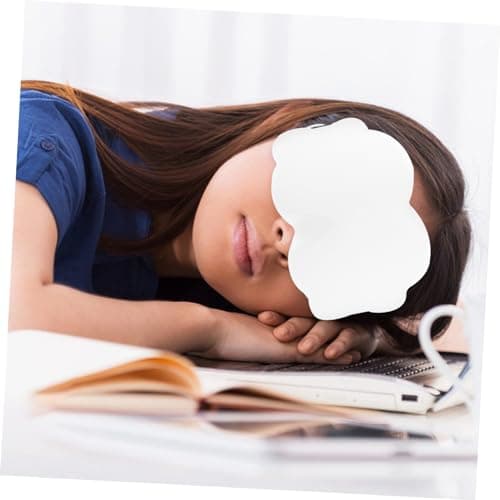 3D Contoured Sleep Eye Mask Adjustable Double Layer Beige — view 4