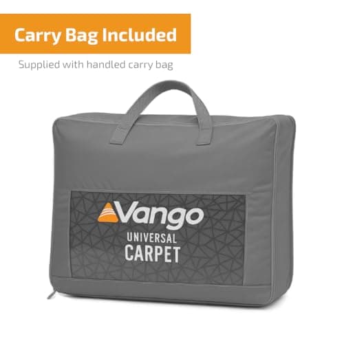 Vango Universal Tent Carpet, Luxury Camping Rug with Soft Woven Nylon Top & Insulating Foam Mid-Layer, Waterproof Non-Slip PE Base, Easy Clean Groundsheet Protector with Carry Bag (260 x 360cm) — view 5