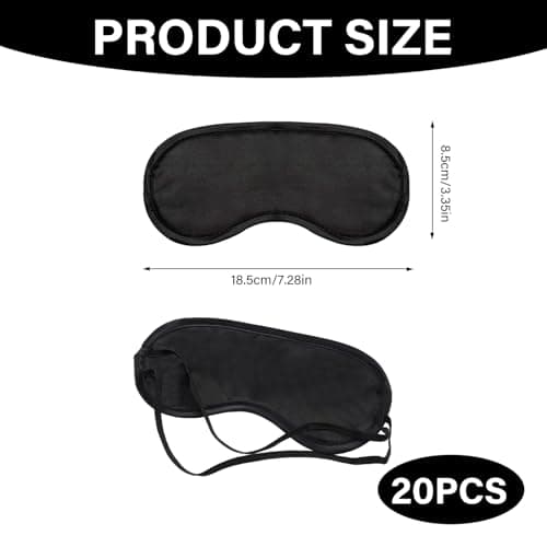 20 Pack Eye Mask, Light-Blackout Sleeping Mask,Soft Comfortable Blinder — view 2