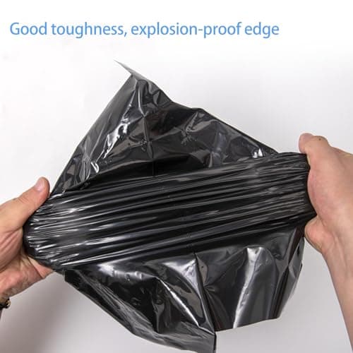 100 Seal Postal Mail Bags Parcels Mailing Postal Bags, black — view 6