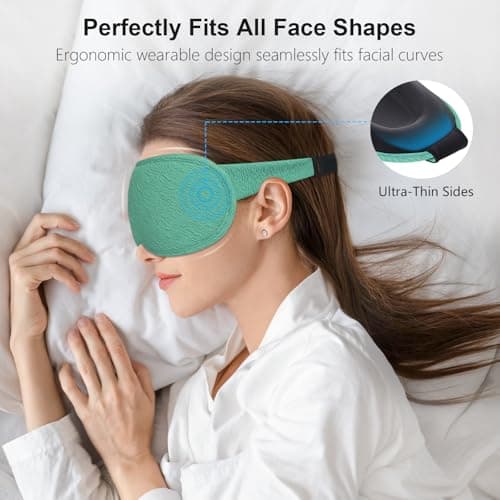 Gritin 100% Blackout Sleep Masks for Women & Men - Zero Eye Pressure Mask — view 4
