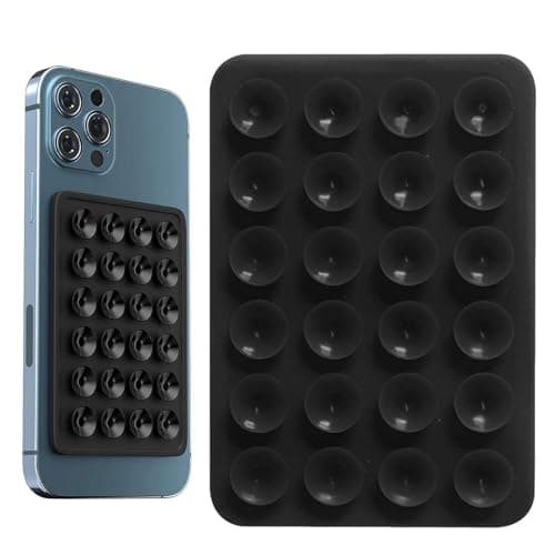Silicone Suction Cup Phone Mount Hands-Free Anti-Slip Square