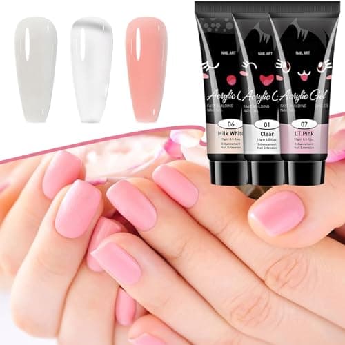 Uozonit Gel Extension Nail Kit - Professional Nail Gel Kit,Beauty Tools for Bridal Travel Salon Home Grooming Holiday Daily Party Spa Summer — view 2