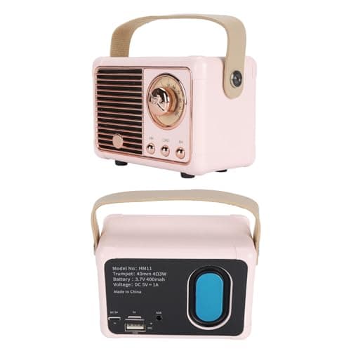 Retro Vintage Mini Wireless Speaker with BT5.0 for Home Office Parties — view 2