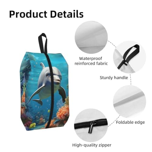 Shoe Bags For Travel Large Waterproof Travel Shoe Bag With Handle, 2pcs — view 4