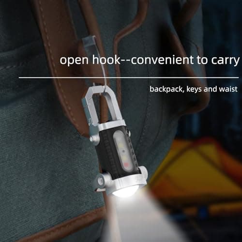 Waterproof Mini Keychain Flashlight,Led Rechargeable Keychain Light,Small Torches Led Super Bright,Portable Small L/ed Keyring Torch,Keychain Torch Suitable for Camping,Hiking [Energy Class A+++] — view 2