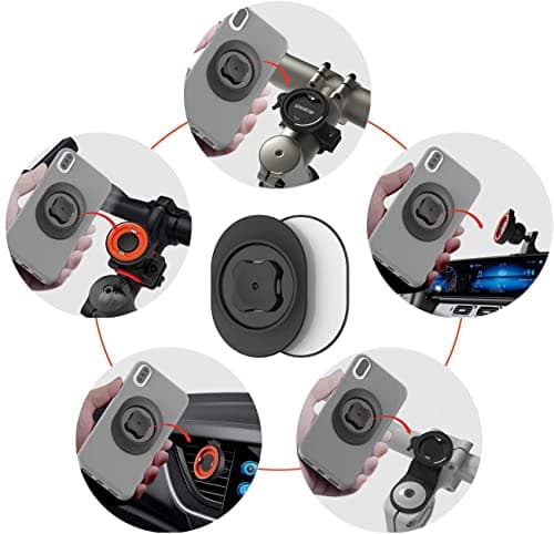CQ Sincetop Phone Adapter, Universal Sticking Pad Quick Attach Your Cellphone to Any Sincetop Bike Phone Mount, Car Phone Holder, Armband and Belt Clip — view 2