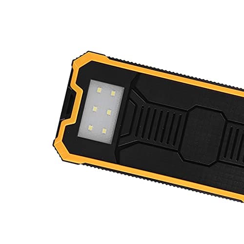 YUEHISY 20000mAh Dual USB Portable Fast Charging Solar Power Bank Case DIY Kit for Phone Charging, Outdoor Activities (Yellow) — view 3