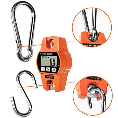 GRAM PRES Digital Hanging Scale 660LB/300KG, Luggage Scales — view 2