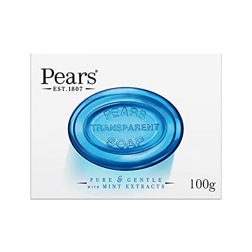 Pears Transparent Soap (100g) Pure and Gentle with Mint Extracts (Pack of 6) — view 2