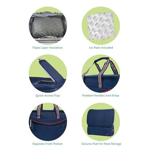 Polar Gear 30L Insulated Lunch Bag - Picnic Cool Bag, Polyester + Ice Pack — view 3