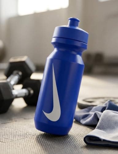 NIKE WATER BOTTLE BIG MOUTH 22oz BLUE/WHITE — view 2