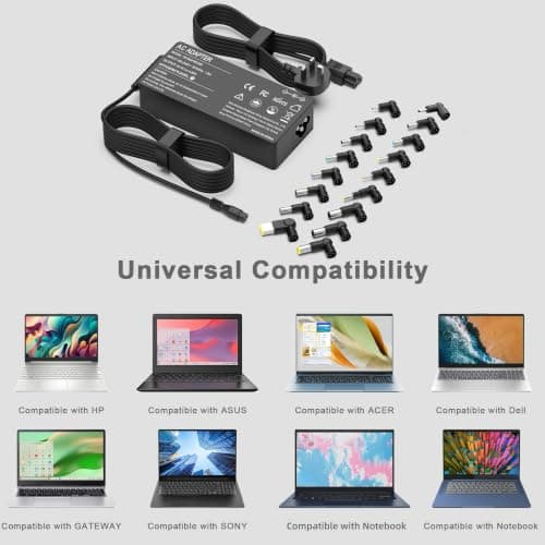 FUDCOCWN 90W Universal Laptop Charger UK AC Power Adapter — view 3