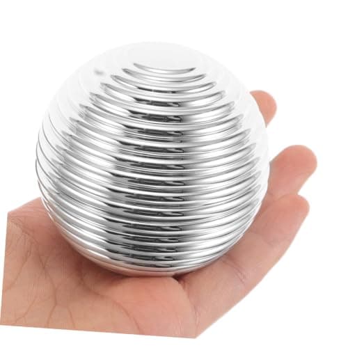 Tofficu Acrylic Refillable Cream Container Jar 30g Silver Travel Size for Masks and Cleansing Balms Personal Use — view 4