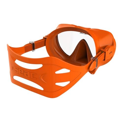 SEAC Rondò, Silicone Single Lens Frameless Mask for Diving and Snorkelling, Reduced Volume, Hydrodynamic, Ultralight — view 4