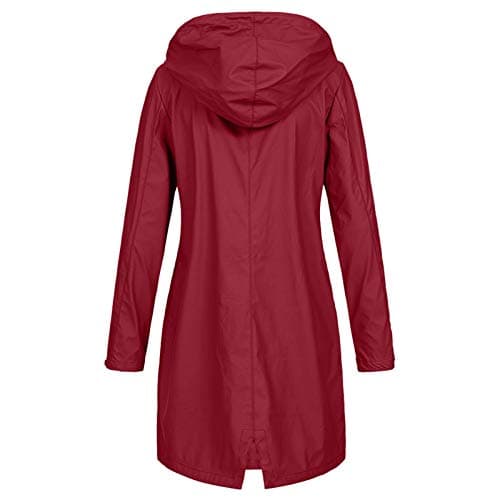 womens black waterproof jacket Light Shell Reduce Travel Bag Weight — view 2