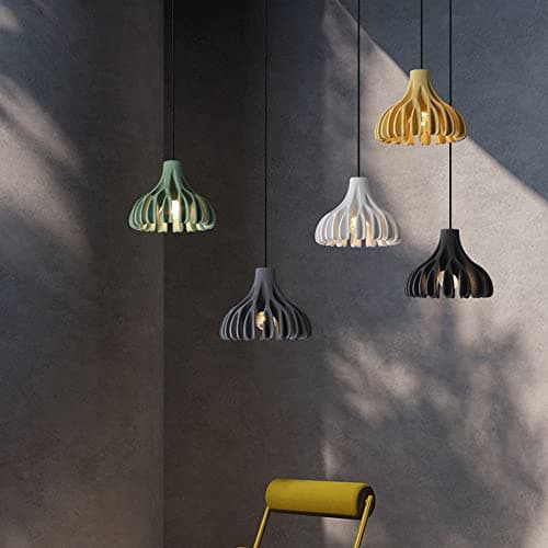 pendant lamp Creative Coral Resin Nordic Single for Kitchen Island Height Adjustable Suspension Lamp Over Sink for Living Room Bar Counter Bedroom — view 6