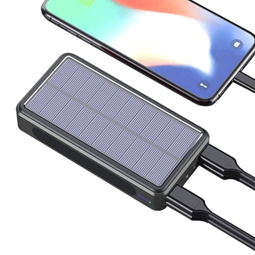 Solar Power Bank 20000mAh Waterproof Battery Pack Built-in LED Flashlight — view 6