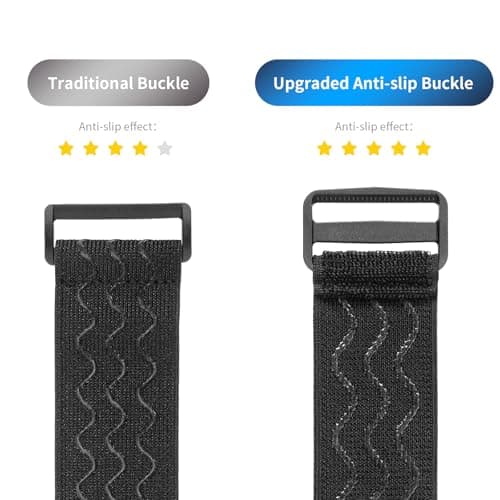 Trilancer Elastic Cinch Straps with Anti-Slip Strips, 81cm x 5cm (4 Pack) — view 2