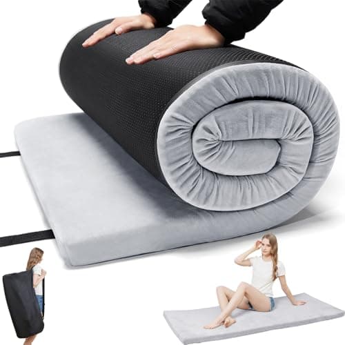 Foam Camping Mattress, Portable Sleeping Pad for Cot (Twin XL:79X38)