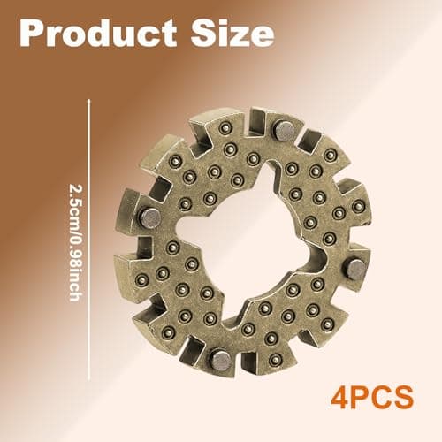 Guttiuaa 4 Pcs Universal Oscillating Saw Blade Adapter, Metal Adapter Compatible with Most Oscillating Multi-Tools for DIY Projects and Woodworking — view 2