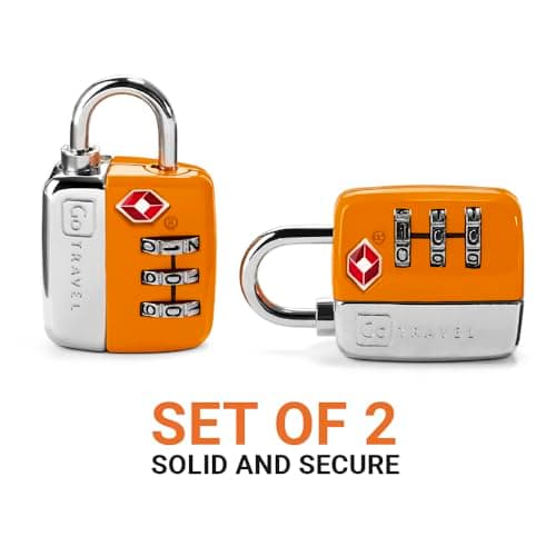 Go Travel TSA Luggage Lock - Sentry 3-Dial Combination, Twin Pack — view 5