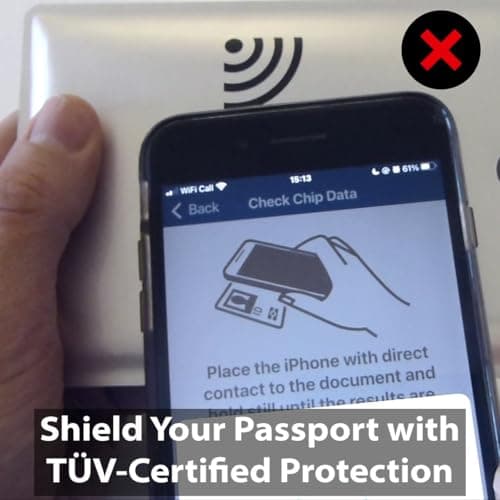 OW-Travel RFID Blocking Passport Protector Sleeves, TÜV Certified, 4 Pcs — view 6