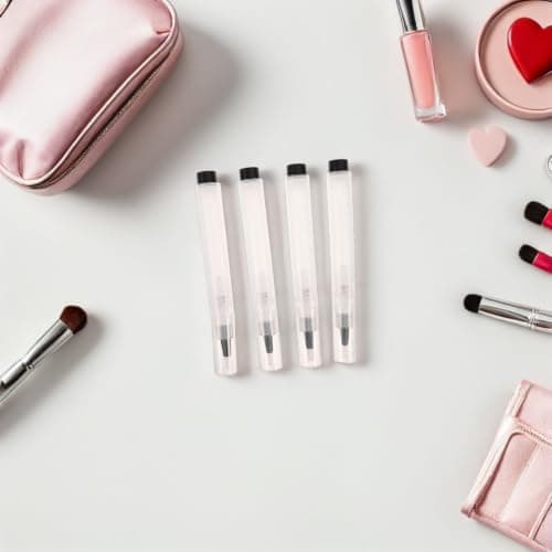 VICASKY 4pcs Vacuum Pump Makeup Bottle 7ml with Brush for Foundation Serum — view 5