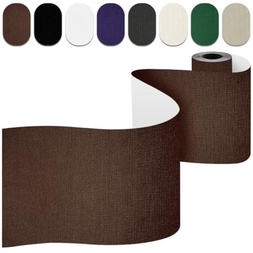 Canvas Repair Patches 4 x 79 inch Waterproof Fabric Tape (Brown