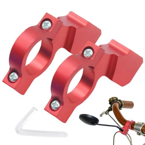 Motorcycle Rearview Mirror Clamp 2 Pieces Aluminum Alloy Universal Adapter