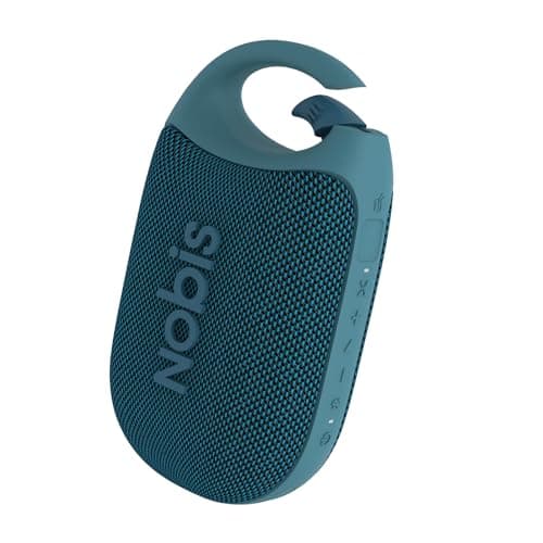 NOBIS Clip Portable Bluetooth Speaker, Up to 24H Playtime, IP68 Waterproof