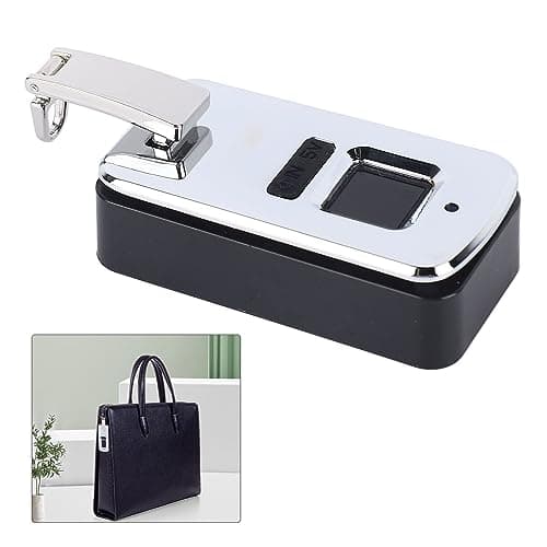 Xiuganpo Biometric Fingerprint Lock Mini Electric Lock Durable for Bags Suitcases Safes 3.7V (White) — view 3