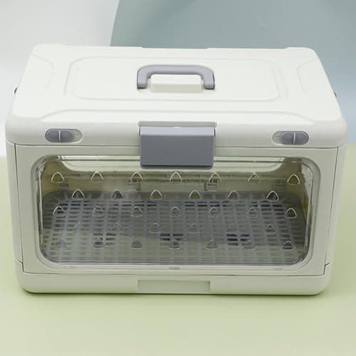 Cat Carrier,Hard-Sided Portable Foldable - Cat Travel Kennel | for Kitten Puppy Outings Camping Cycling Outdoor Walking Road Trip Hiking — view 6