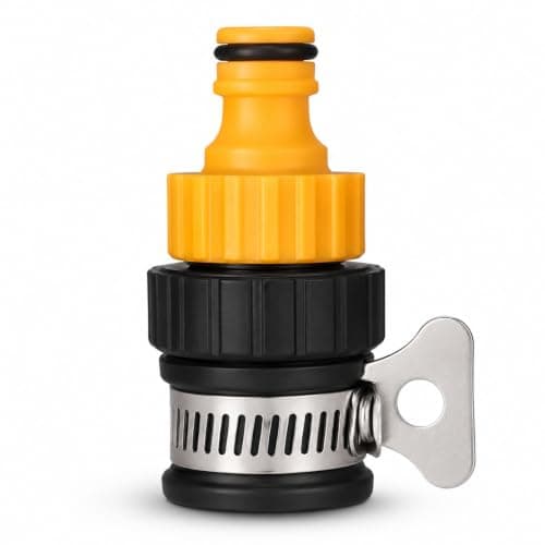 EUQWOSDD Tap to Hose Connector, Universal Kitchen Tap Hose Adapter, Detachable Water Pipe Fitting for Gardening, Car Washing, Cleaning, Easy Quick Connect & Disconnect