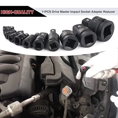Faankiton 11PCS Impact Socket Adapter and Reducer Set Socket Adapter Set — view 4