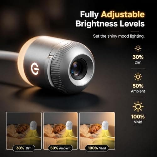 LKHYUKU Ocean Projector Light, HD Smart Dynamic 5D Holographic Night Light Projector, 360 Mini Ocean Galaxy Dream Projector, Starry Sky Projection Night Light, Plug-and-Play Star Lamp for Celling — view 3