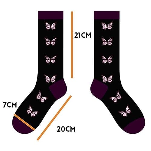 hiking socks Aesthetic No Show Socks For Women Soft & Comfortable Ankle For Women With A Chic Pattern Set (Mint Green, One christmas stocking — view 2