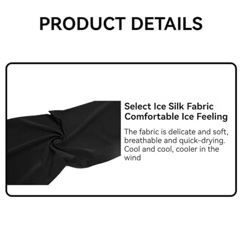 ADRLOPFE Compression Socks 1 Pair Summer Running Cycling Legs Sleeve Ice Silk Protection Compression Non-Slip Leg Warmer Cooling Sport Gear(Camo grey) — view 5